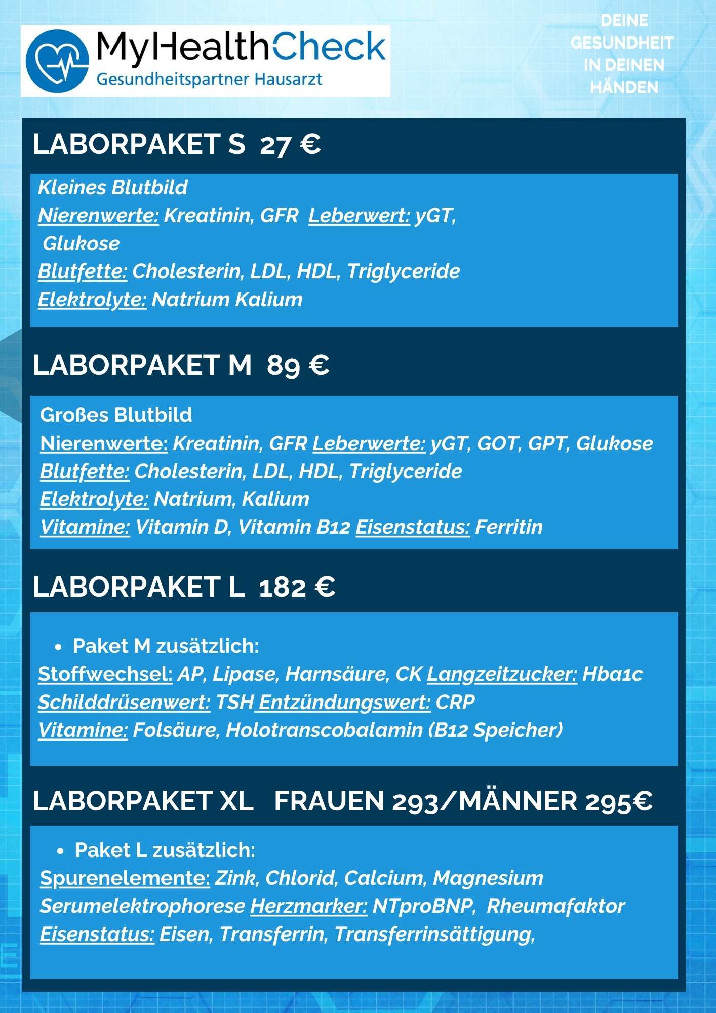 Labor Fr Selbstzahler